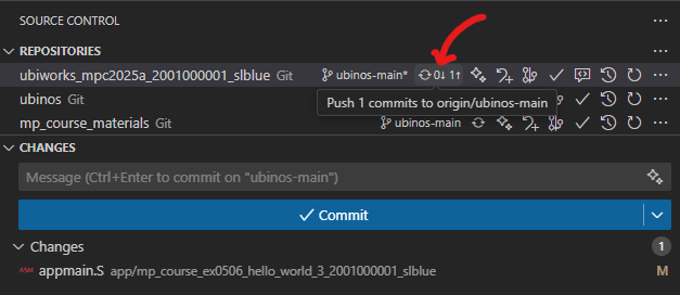 How to push to Github without Sync Changes Button